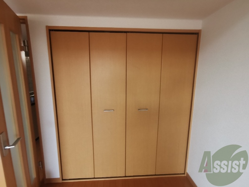 収納　ここに収納があります。収納があると部屋が広く使えます。