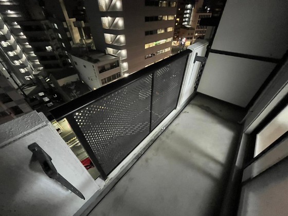 バルコニー　※別部屋の写真です