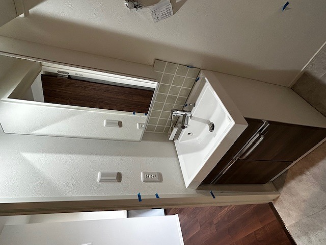 洗面設備　◆同社施工事例の写真です♪