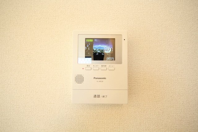 セキュリティ　モニター付きインターホンです