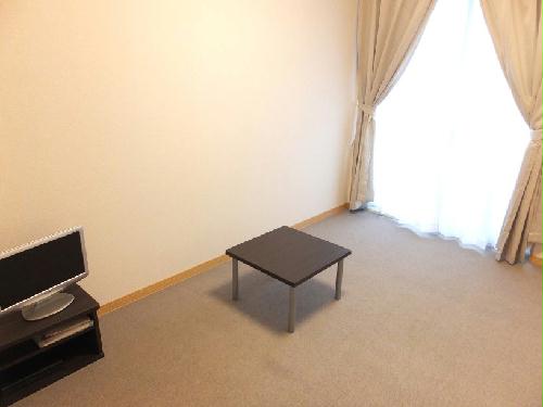 居室・リビング　カーペット仕様。エアコンも付いています