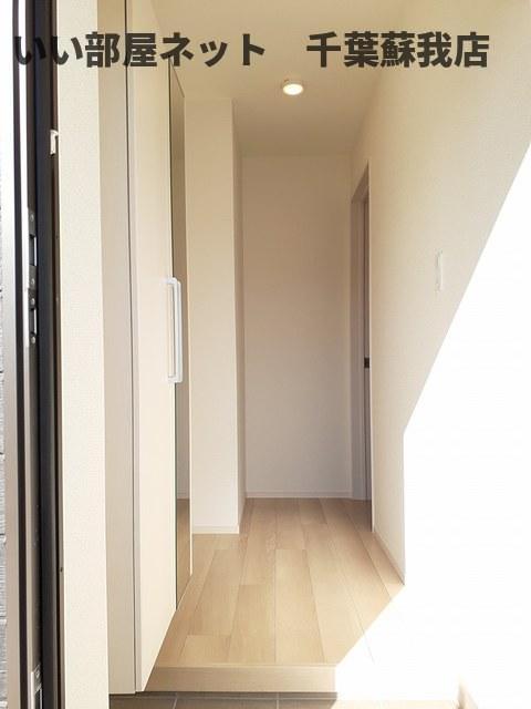 玄関　収納もある玄関です