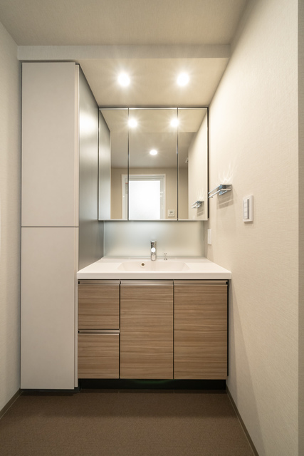 洗面設備　※写真は同タイプ住戸です。