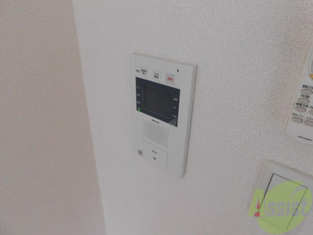 セキュリティ　モニタ付で安心です。