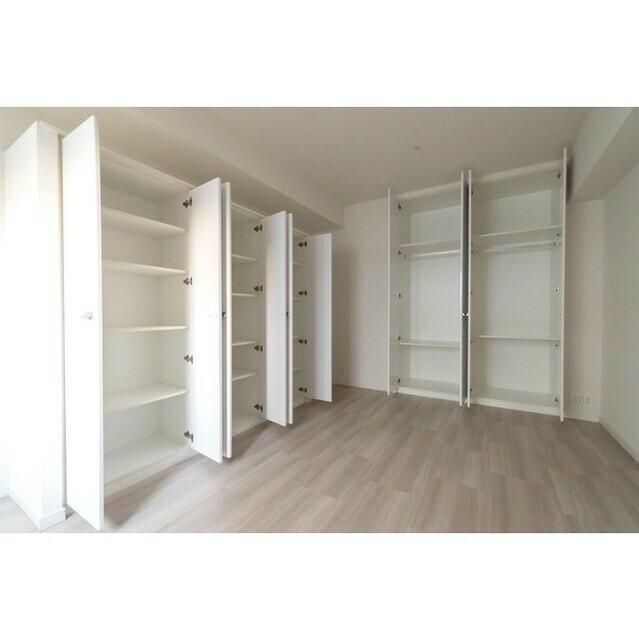 収納　大きなスペースがあり、収納には困りません