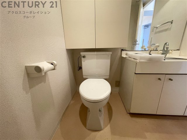 トイレ　ゆったりとした空間のトイレです