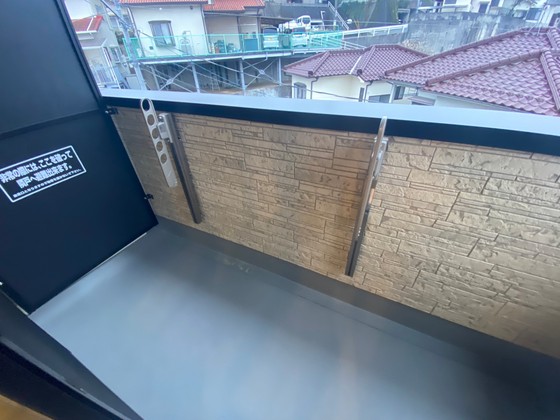 バルコニー　※別部屋の写真です