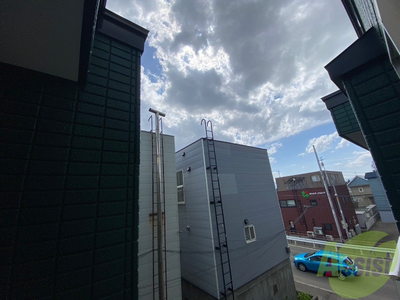 眺望　眺望です。高い建物がなくて見晴らしがよいですね！