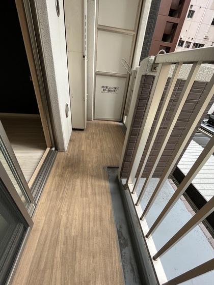 バルコニー　※別部屋の写真です