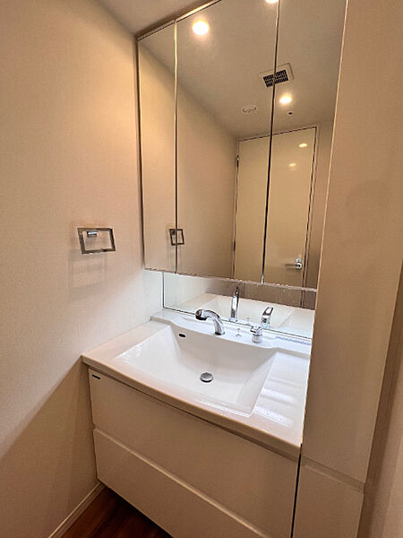 洗面設備　※別部屋の参考写真です。