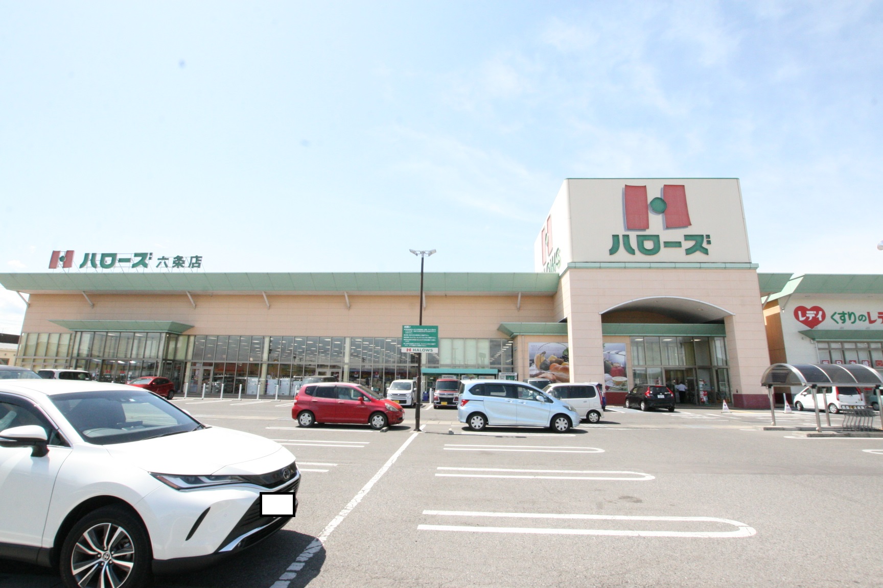 スーパー　ハローズ六条店（スーパー）まで1755m