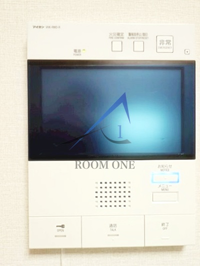 セキュリティ　モニター付きインターホンです。