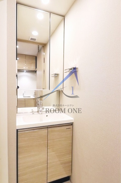 洗面設備　洗面台です。