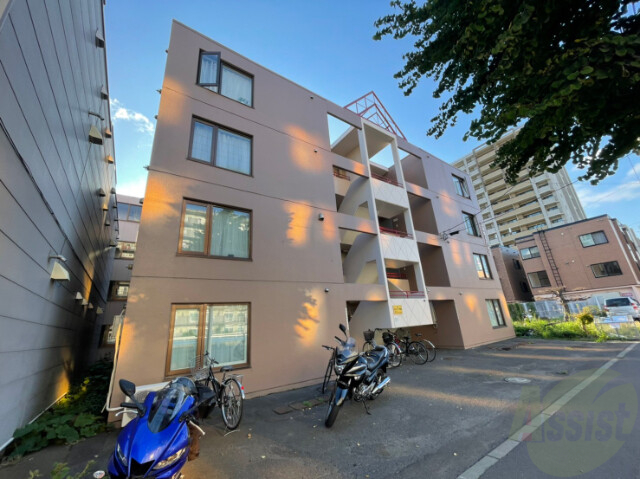 建物外観　札幌市北区北２０条西「シルキーハイツ第２」