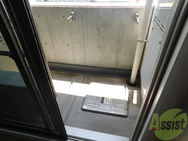 バルコニー　バルコニーもすっきり綺麗。