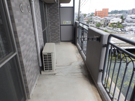 バルコニー　上の階の写真です。