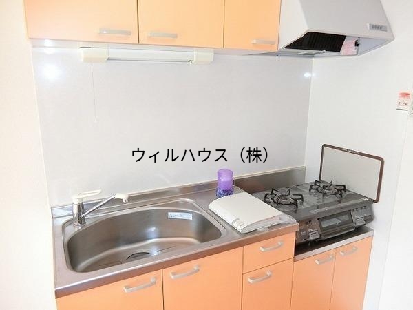キッチン　２口コンロ付き！