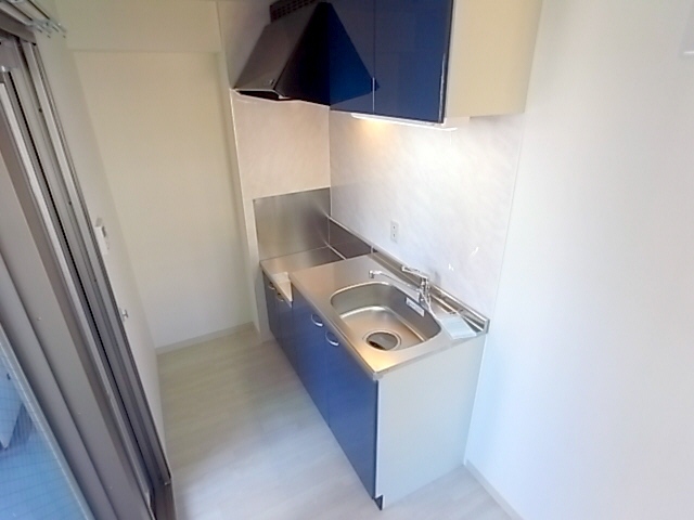 キッチン　ガスコンロ設置型のキッチン