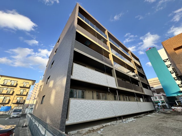 建物外観　※建設中の写真です。