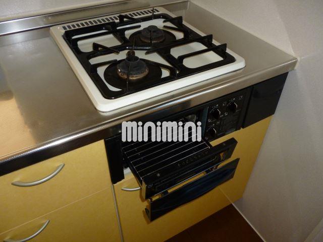 その他設備　２口コンロ＆グリル完備のシステムキッチンです