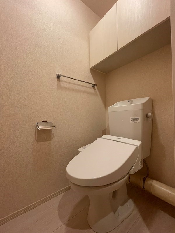 トイレ　ゆったりとした空間のトイレです