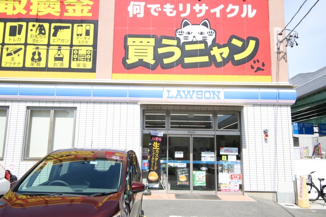 コンビニ　ローソン　瑞穂新開町店（コンビニ）まで376m