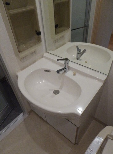 洗面設備　洗面台　※前回募集時2021年11月の写真