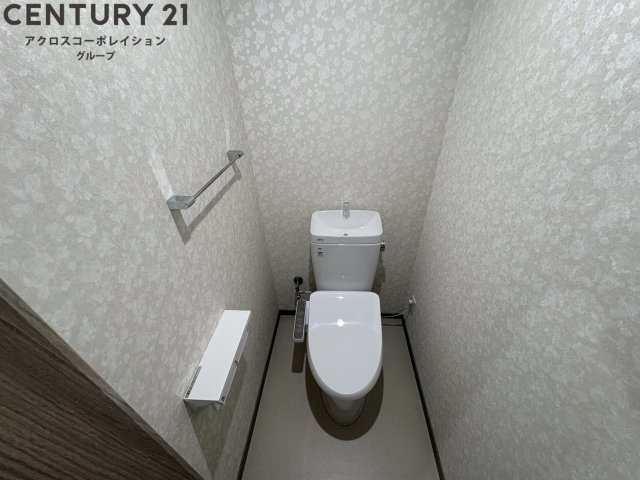 トイレ　ゆったり落ち着けるトイレです