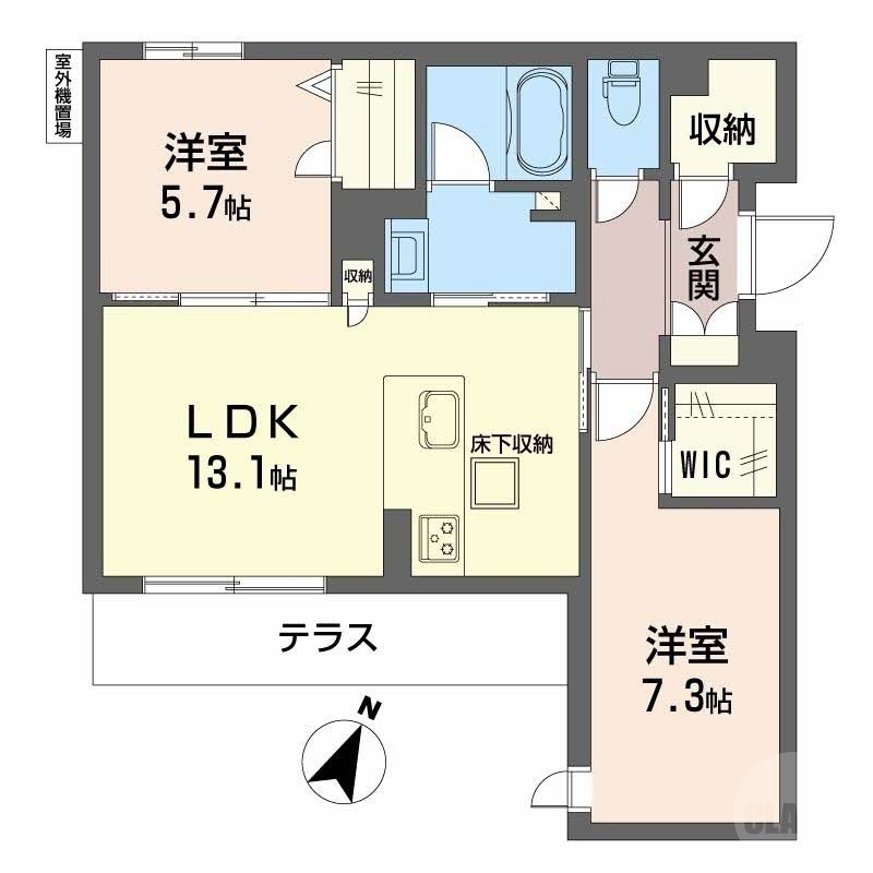 収納　ウォークインクローゼットあります。