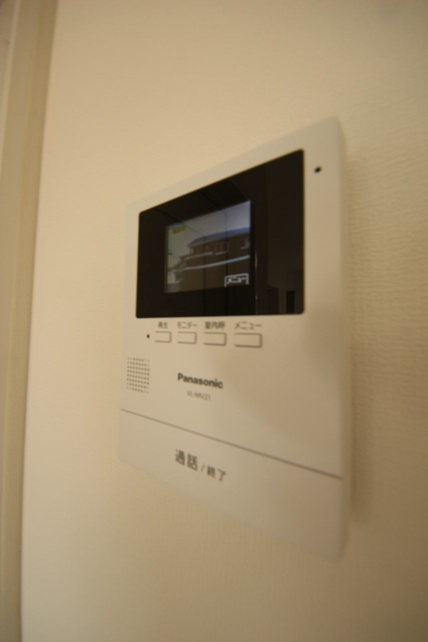 セキュリティ　モニター付きインターホンです