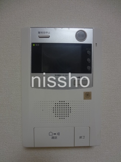 セキュリティ　TVモニター付きインターホン！