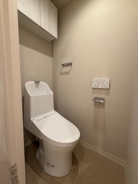 トイレ　ゆったりとした空間のトイレです