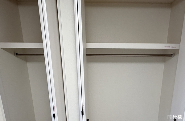 収納　たっぷりとした収納スペースです♪※同施工