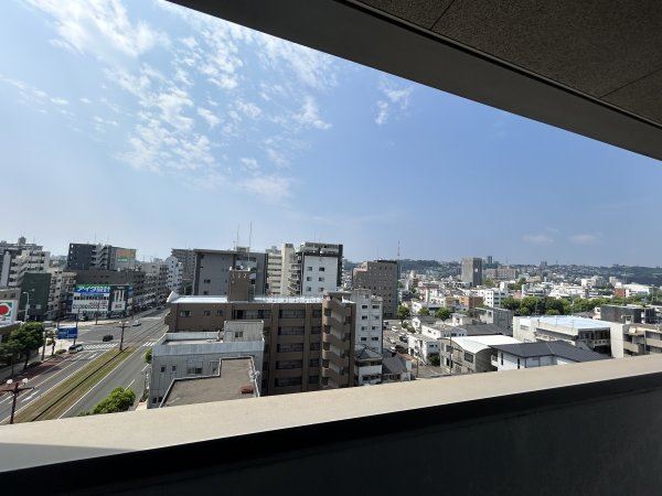 バルコニー　南向きのお部屋です