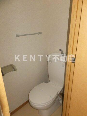 トイレ　ゆったりとした空間のトイレです