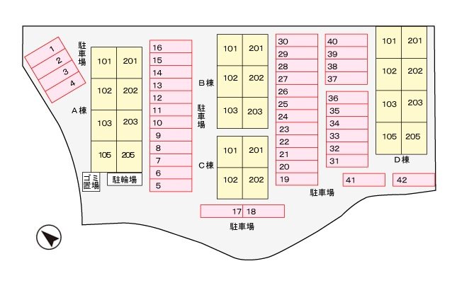 その他　駐車場配置図