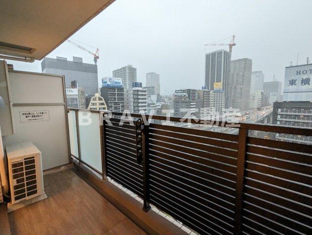 バルコニー　【Vinoプレジオ本町】お洗濯にも便利なバルコニー付き