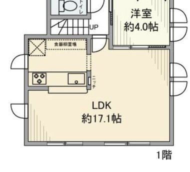 居室・リビング　間取図