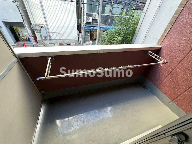 バルコニー　落ち着いた時間を過ごせるバルコニーです