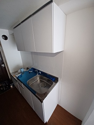 キッチン　※工事途中の写真です