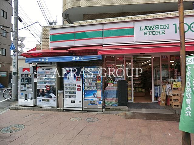 コンビニ　ローソンストア100竹ノ塚店（コンビニ）まで157m