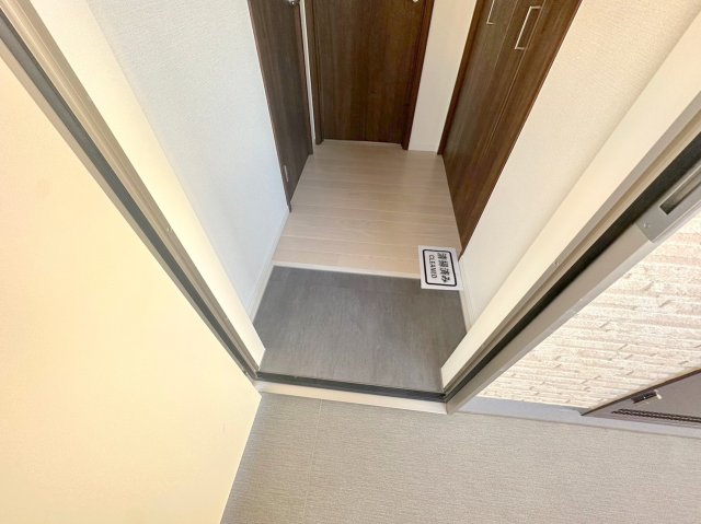 玄関　明るい玄関です