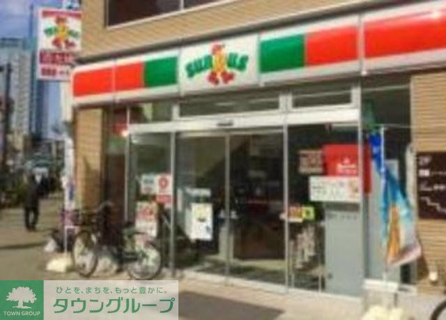 コンビニ　サンクス墨田江東橋四丁目店（コンビニ）まで548m