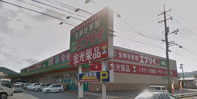 ドラックストア　金光薬品倉敷林店（ドラッグストア）まで599m