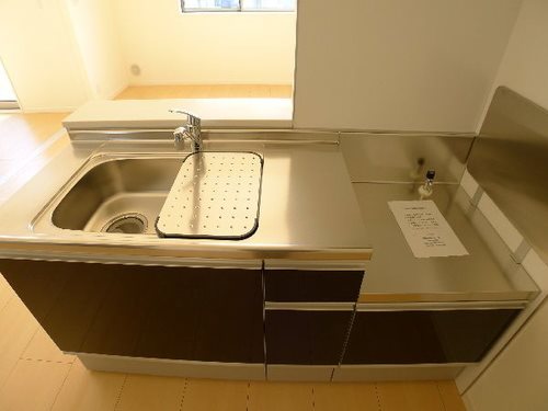 キッチン　ガスコンロ設置可