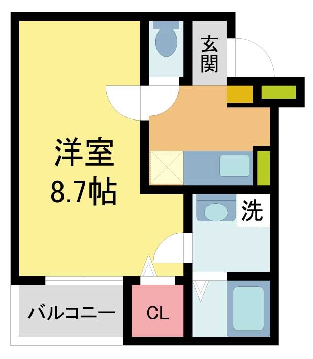 コティ宝塚の間取り写真