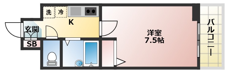 ブロスコート六甲IIの間取り写真