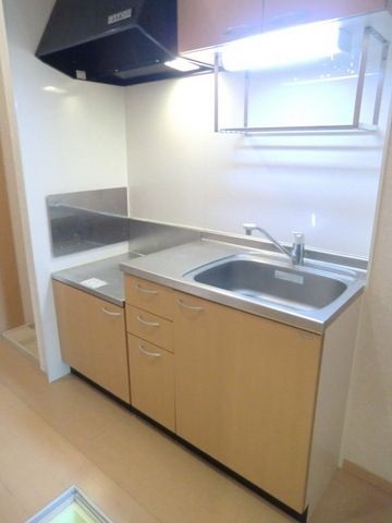 キッチン　1階床下収納庫付き・2口ガスコンロ設置可