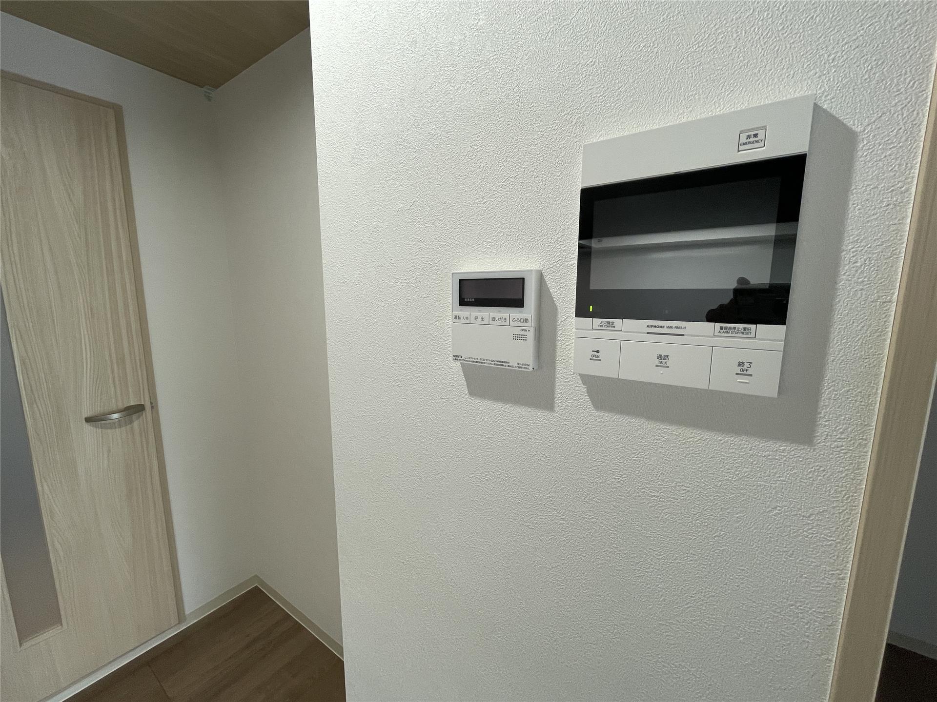 セキュリティ　録画機能付ＴＶモニターホンがあります