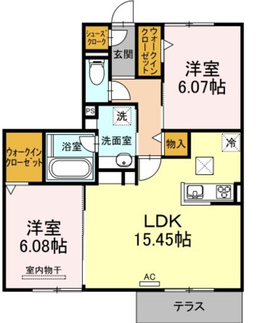 フォレストコート 保呂の間取り写真